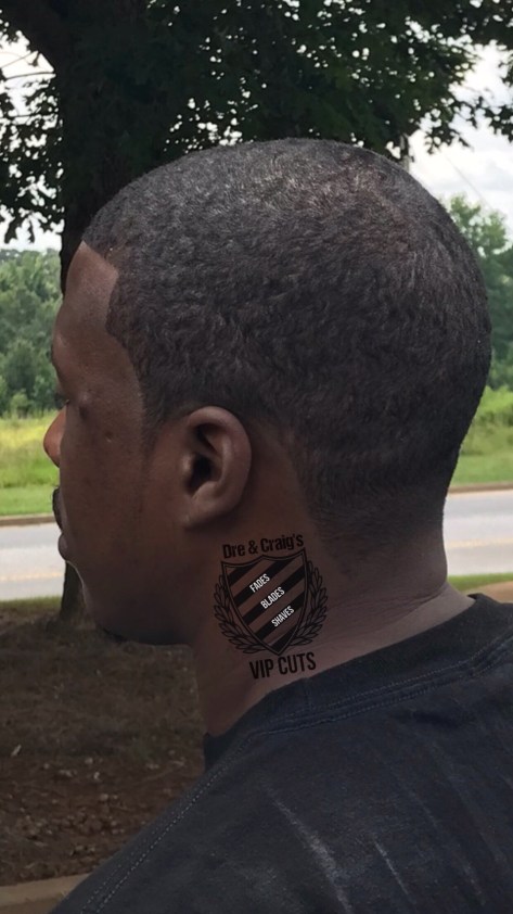 Mcdonough barbershop, brush length cut